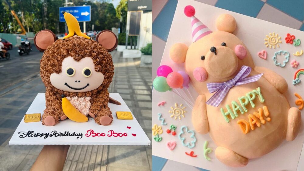 Các mẫu bánh sinh nhật ngộ nghĩnh, dễ thương