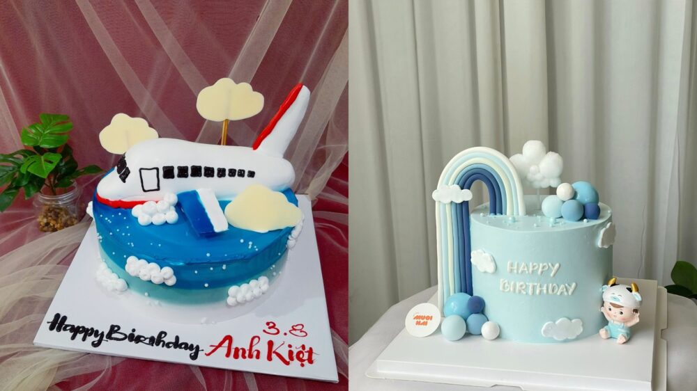 Bánh sinh nhật cho bé trai 3, 4 tuổi