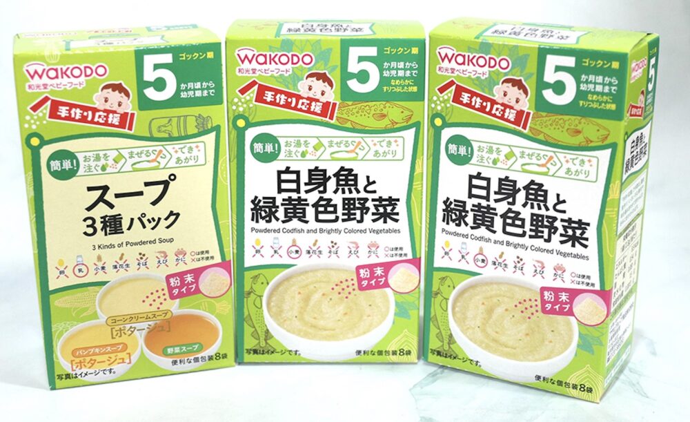 Bột ăn dặm cho bé 5 tháng tuổi Wakodo