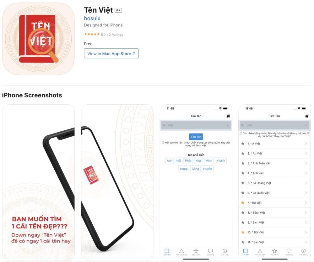 Tên Việt