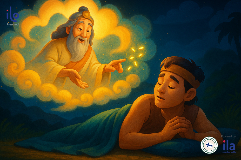 Tiên báo mộng cho Lang Liêu