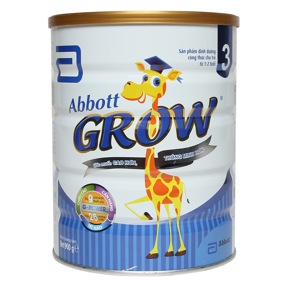 Sữa bột mang lại nhỏ nhắn 2 tuổi tác Abbott Grow số 3