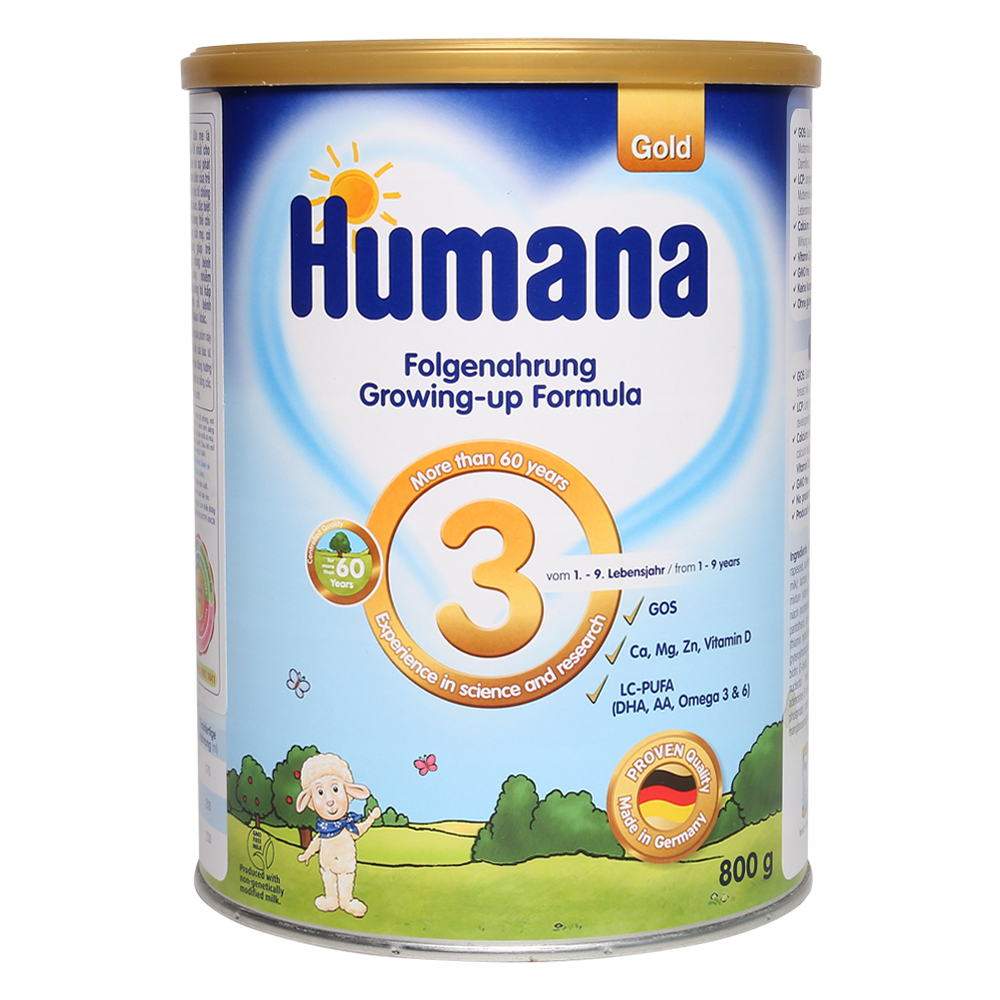 Sữa cho trẻ 2 tuổi Humana số 3