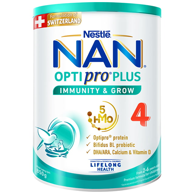 Top sữa tăng cân cho bé 4 tuổi: NAN Optipro số 4