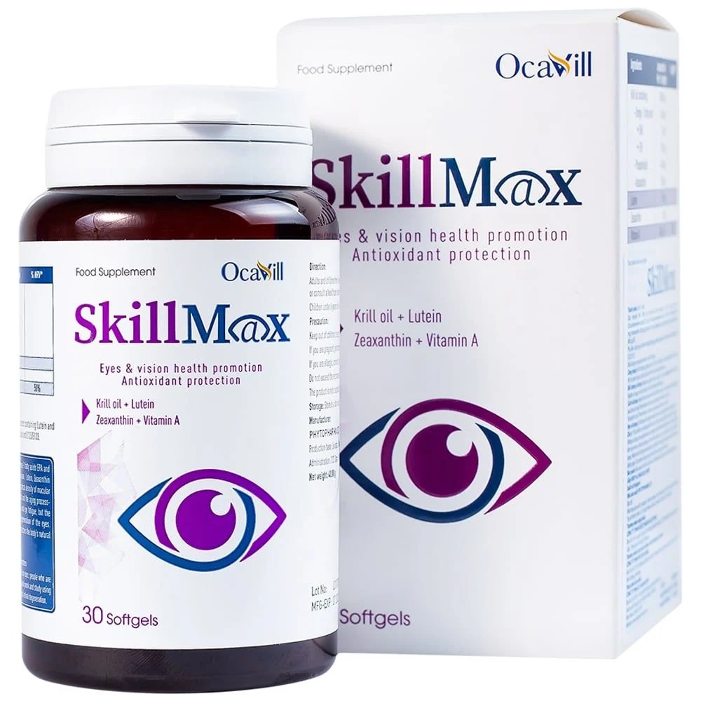 Viên uống SkillMax Ocavill giúp tăng cường thị lực