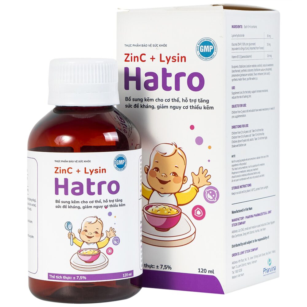 Thuốc bổ sung sắt cho trẻ loại nào tốt? Siro Fer + Multi Hatro