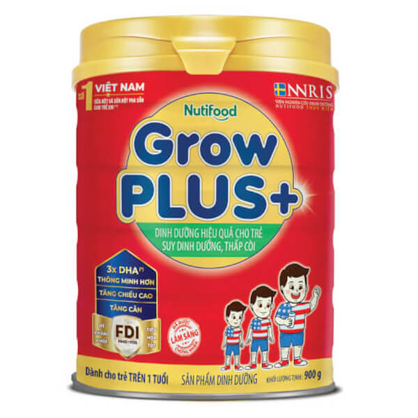 Top sữa tăng chiều cao cho bé 4 tuổi: Grow Plus