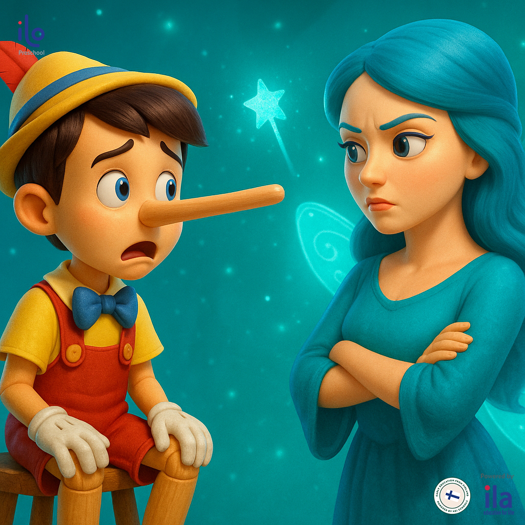 Truyện Cậu bé mũi dài song ngữ