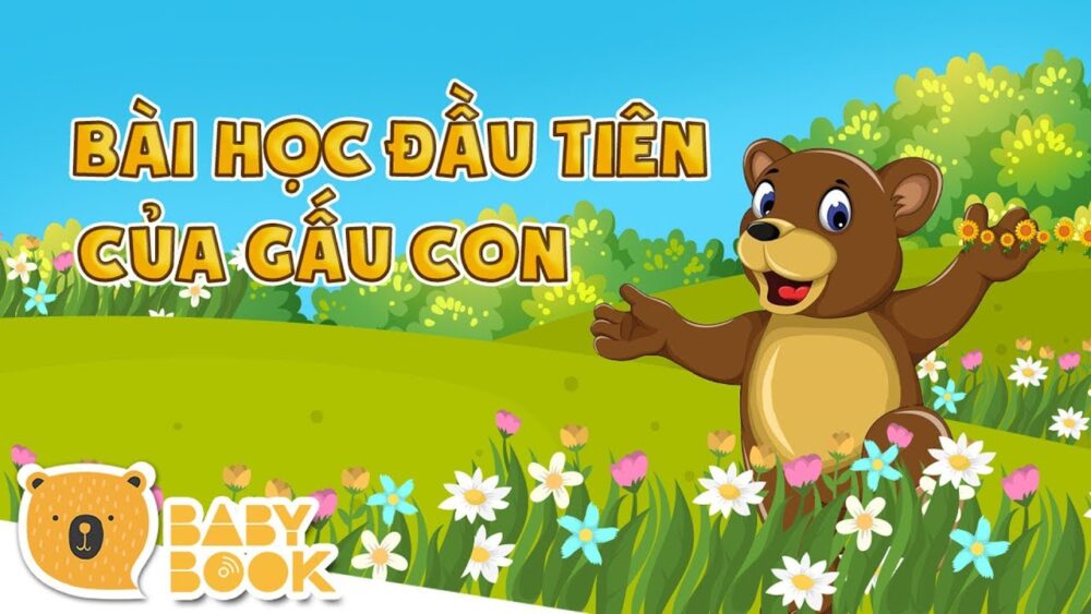 truyện Bài học đầu tiên của gấu con