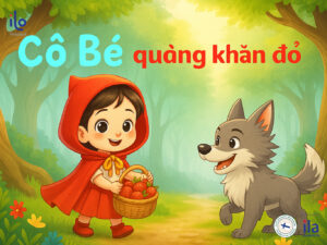 Truyện Cô bé quàng khăn đỏ và bài học vâng lời cha mẹ (song ngữ)