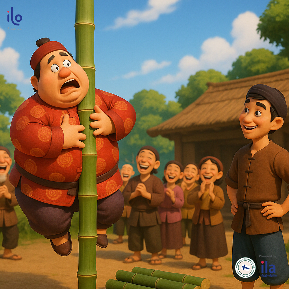 phú ông bị dính vào cây tre 
