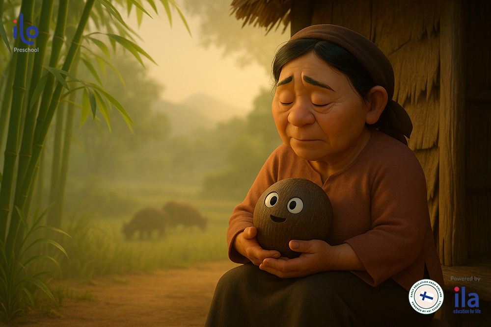 bà mẹ sinh ra cái sọ dừa