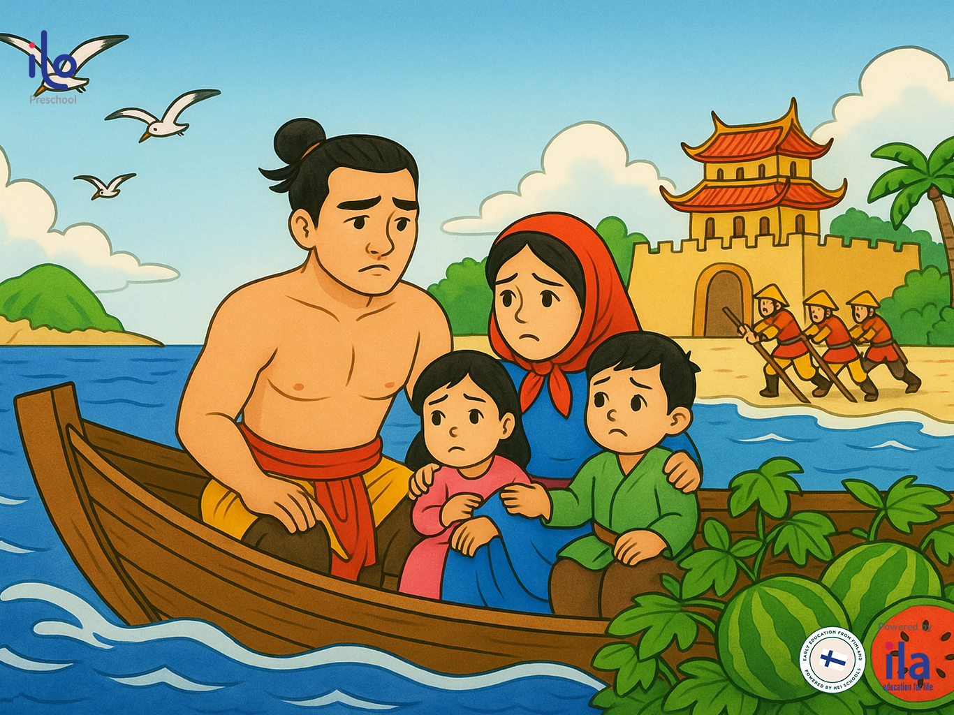 Sự tích dưa hấu: Bài học niềm tin, giá trị lao động từ Mai An Tiêm