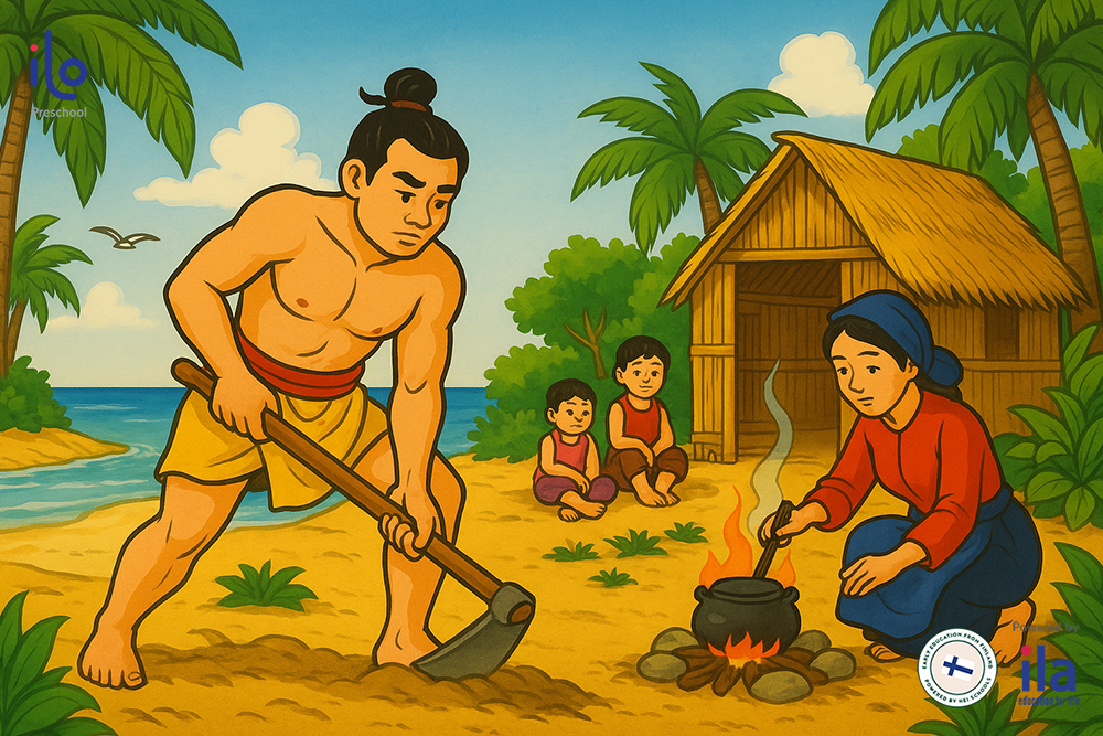 gia đình Mai An Tiêm trên đảo hoang 