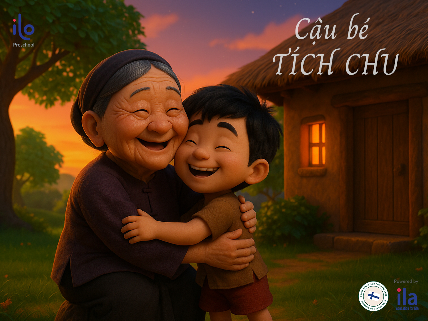 Truyện Tích Chu song ngữ: Bài học sâu sắc về lòng hiếu thảo